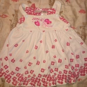 Dress with onesie snaps underneath